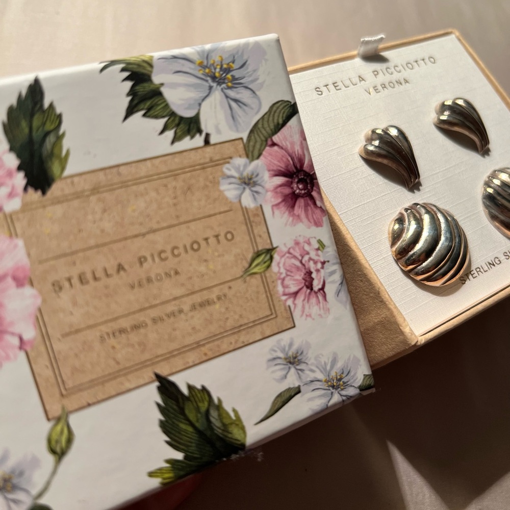 Stella Picciotto Sterling Silver Earring Set
